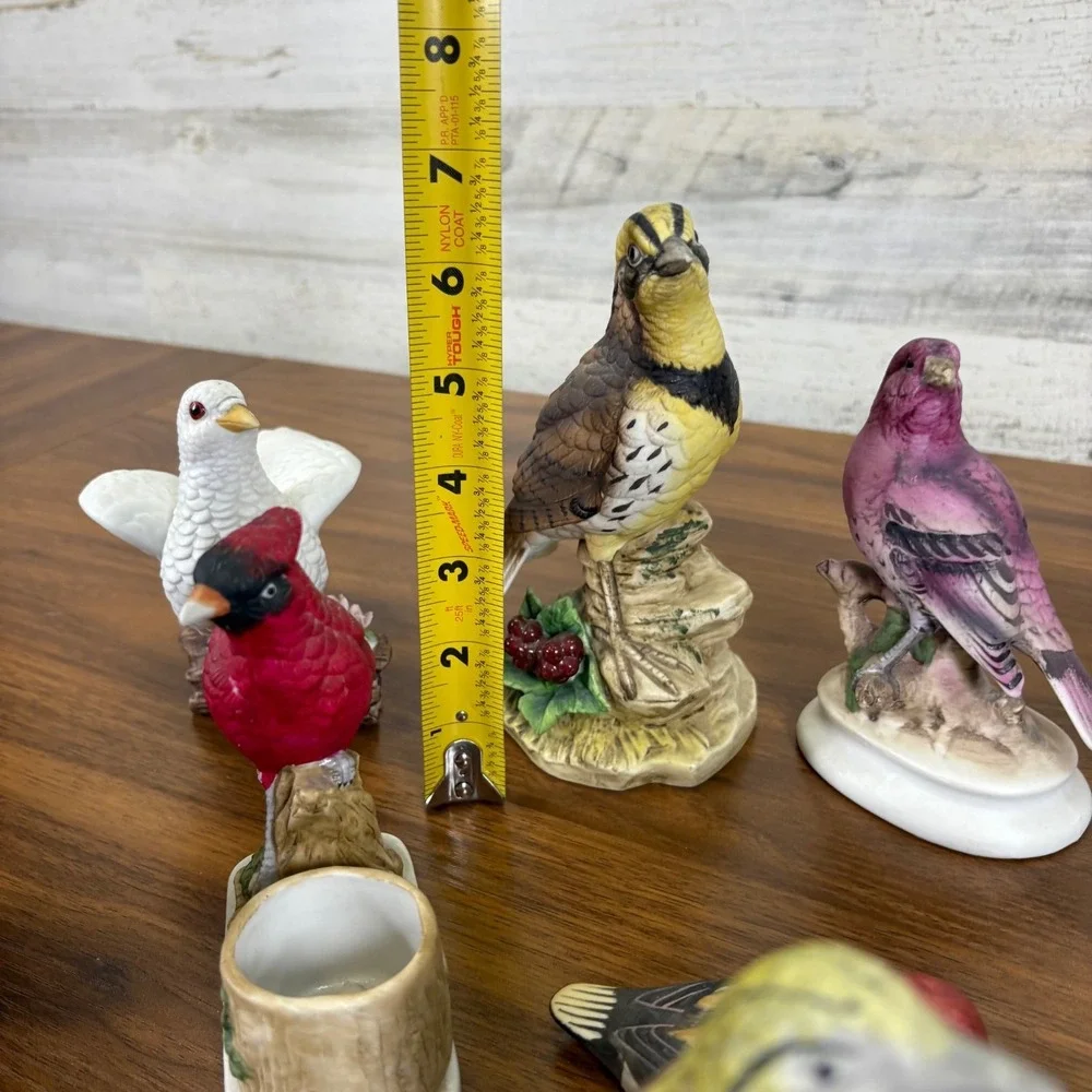 Vintage Porcelain Birds Lefton. Canary by Andrea Luvkin Songbirds‎ & more Qty 11
